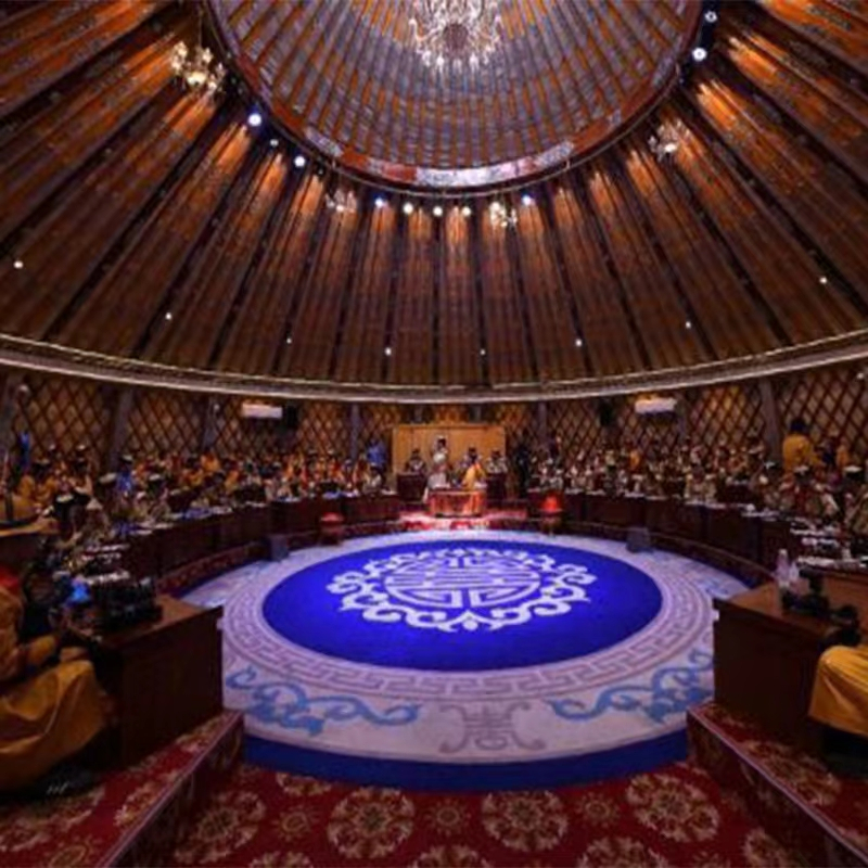 蒙(meng)古(gu)包(bao)地(de)毯(tan) 民(min)族(zu)風(feng)地(de)毯(tan) 蒙(meng)古(gu)包(bao)圓(yuan)形(xing)地(de)毯(tan)